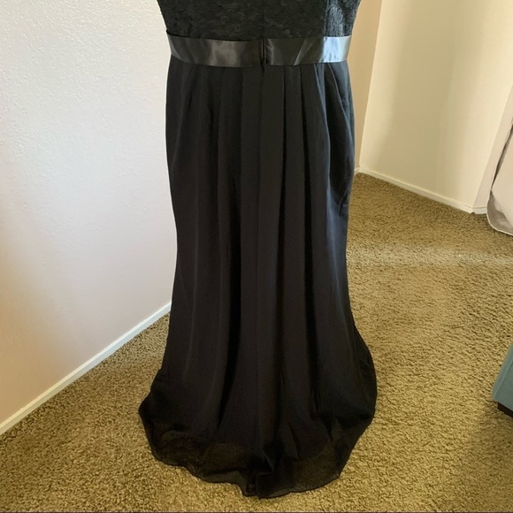 David’s Bridal NWT Short Sleeve Lace Chiffon Sz.12 - Picture 9 of 15